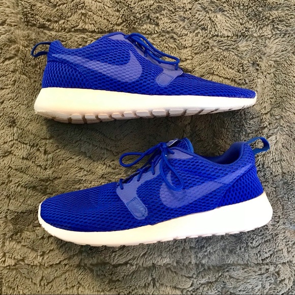 HP?? NIKE ROSHE ONE Hyperfuse Racer Blue Sneaker Nike Roshe Run Hyp (Racer Blue Racer Blue Black)